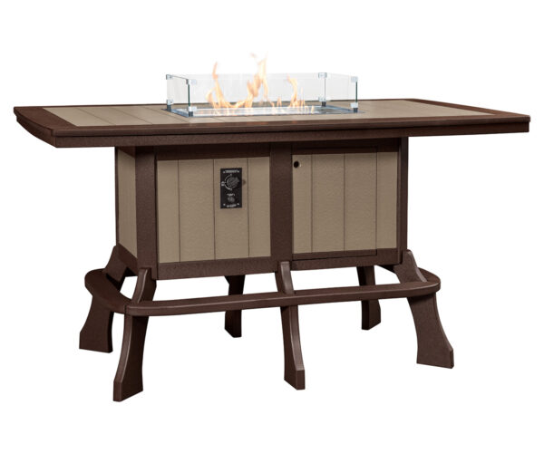 Jade Bar Table with Fire Ring - 46x77