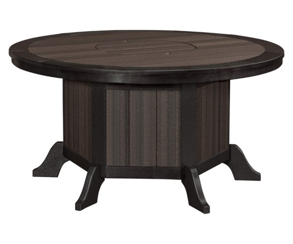 Jade Dining Table with Party Bowl - 60"