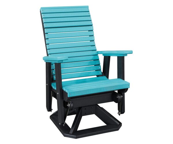 High Back Roll Back Swivel Glider