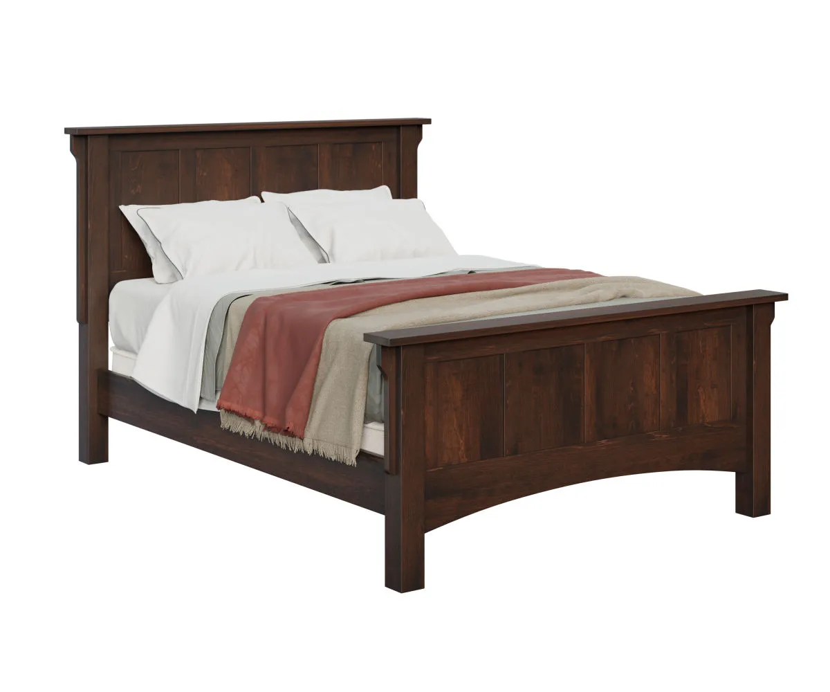 Arts & Crafts Mission Standard Bed