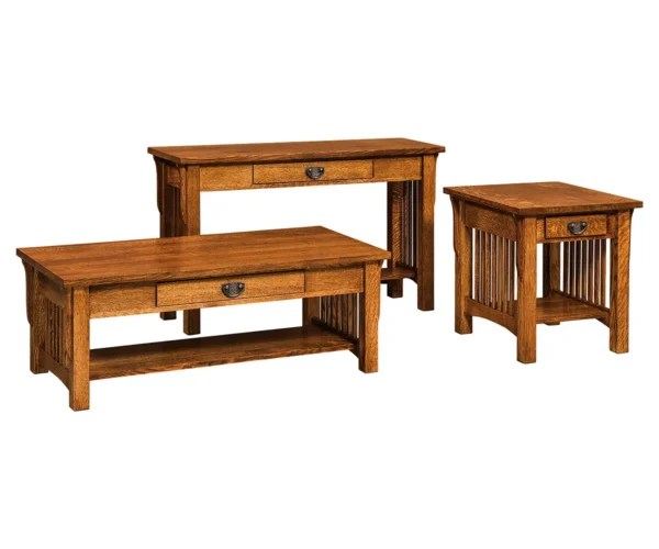 Cubic Occasional Tables with Drawers