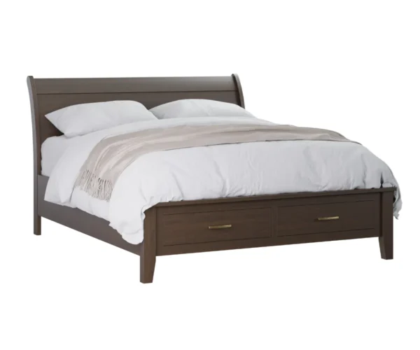 Lakeside Bed with Storage Footboard
