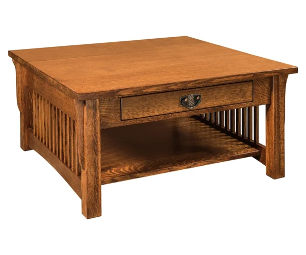 Cubic Coffee Table with Drawer