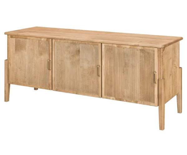 Century Media Console with Reeded Front