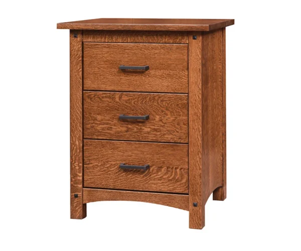 Emory Grand 3 Drawer Nightstand