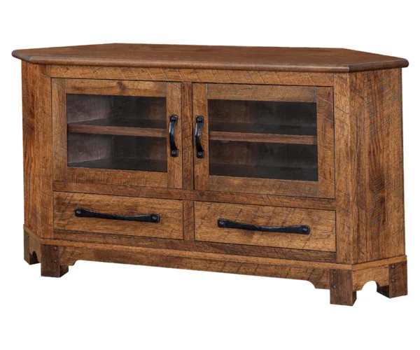 Farmhouse Corner Cabinet - 61"W
