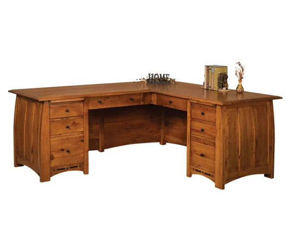 Boulder Creek L Desk - 78"W